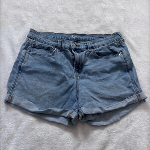 Old Navy Denim Shorts Cuffed Hem Casual Everyday‎ Blue Jean Shorts